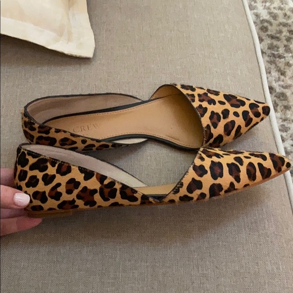 J Crew Leopard flats only worn a couple times - Picture 2 of 4